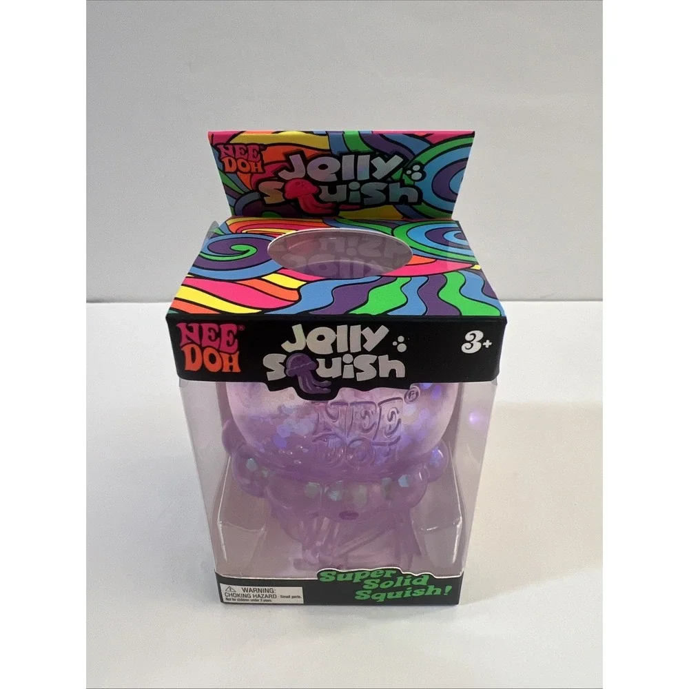 New Nee Doh Needoh Purple Jellyfish Jelly Squish Squishy Sensory Toy Schylling